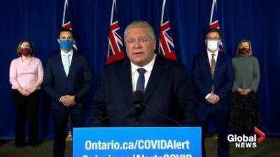 Doug Ford - Coronavirus: Ontario Premier Doug Ford announces Hydro relief rates, expanded support for parents - globalnews.ca