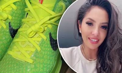 Vanessa Bryant - Kris Jenner - Vanessa Bryant gives Kim Kardashian and Kris Jenner rare Nike Kobe 6 'Grinch' sneakers for Christmas - dailymail.co.uk