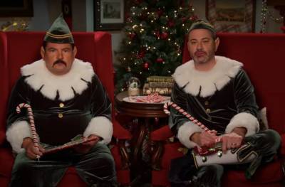 Melania Trump - Jimmy Kimmel - Temp Elves Jimmy Kimmel & Guillermo Quiz A Kid On Whether He’s ‘Naughty Or Nice’ - etcanada.com - city Santa
