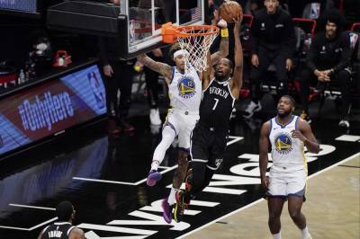 Kevin Durant - Steve Nash - Durant returns with 22 and a 125-99 Nets rout of Warriors - clickorlando.com - New York - state Golden
