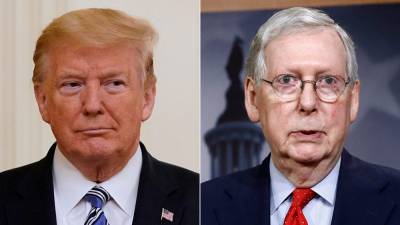 Mitch Macconnell - McConnell silent after Trump threatens to block coronavirus, government funding package - foxnews.com - Usa