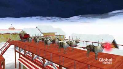 Norad tracks Santa: Claus spotted leaving North Pole - globalnews.ca - city Santa
