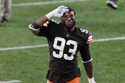 Browns' Goodson out for Jets game after positive COVID test - clickorlando.com - New York - county Cleveland - county Brown