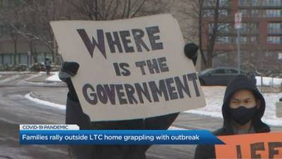 Families rally outside Toronto LTC home grappling with COVID-19 outbreak - globalnews.ca - county Long