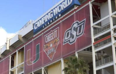 Steve Hogan - Camping World Stadium hosts Cheez-It Bowl and thousands of fans - clickorlando.com - state Florida - county Will - state Oklahoma