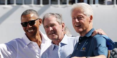 Former Presidents Obama, Bush, & Clinton Volunteer to Take COVID-19 Vaccine on Camera - justjared.com