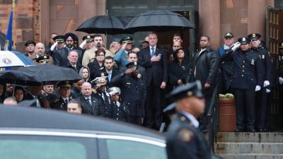 Hudson River - Thousands honor slain Jersey City detective at funeral - fox29.com - city New York - Jersey