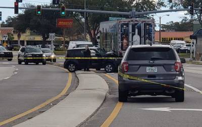 Man dies after shooting, crash in Titusville - clickorlando.com - state Florida - city Titusville, state Florida
