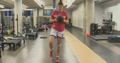 Winnipeg pro basketball player Emily Potter back on the court after getting COVID-19 - globalnews.ca - Czech Republic