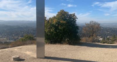 ‘I guess this is a thing’: Third metal monolith appears in California - globalnews.ca - state California - state Utah - Romania