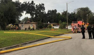 Family of 5 safely escapes after ‘loud boom’ sparks Orange County house fire - clickorlando.com - county Orange - county Rio Grande
