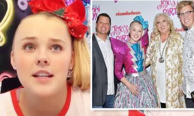 JoJo Siwa reveals her 'whole family' tested positive for COVID-19 - dailymail.co.uk