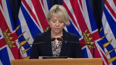 Bonnie Henry - B.C. officials report 2,020 new COVID-19 cases over three days, 35 additional deaths - globalnews.ca