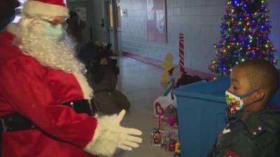7-year-old boy holds toy drive for fellow students at Oxford Circle school - fox29.com - Philadelphia - city Santa - county Oxford