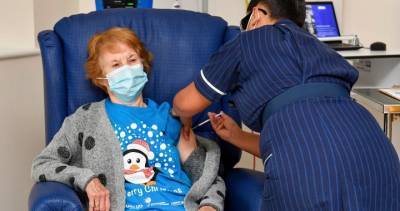 Margaret Keenan - First coronavirus vaccinations delivered in U.K. as historic mass rollout begins - globalnews.ca - city Birmingham