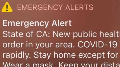 California uses text alert to ask millions of residents to stay home - fox29.com - Los Angeles - state California - county Valley - county San Joaquin