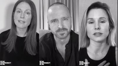 Aaron Paul - Debra Messing - Justin Theroux - Bryce Dallas - Sarah Paulson - Celebs appear in 'I Take Responsibility' PSA, draw mixed reaction: 'Are they acting in this?' - foxnews.com - county Dallas - county Howard