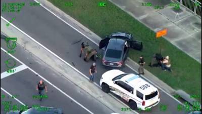 Video: Shooting suspects arrested after crashing into detective’s vehicle, deputies say - clickorlando.com - state Florida - county Volusia