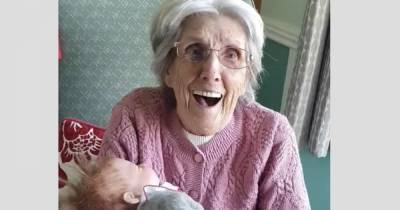 'Yer a gorgeous wee wean' Beautiful moment Scots dementia patient cheered up by fake baby doll - dailyrecord.co.uk - Scotland