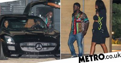Kevin Hart - Eniko Parrish - Kevin Hart and pregnant wife Eniko Parrish leave Nobu as LA lockdown restrictions eased - metro.co.uk