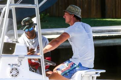Matt James - New ‘Bachelor’ Matt James Goes Boating With Hunky Tyler Cameron A Sexy Blonde Gal Pal - hollywoodlife.com - state Florida - county Tyler - parish Cameron