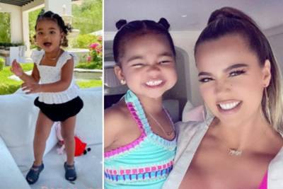 Khloe Kardashian - Tristan Thompson - Khloe Kardashian has a dance party with daughter True, 2, after cozying up to ex Tristan Thompson - thesun.co.uk