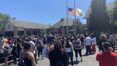 George Floyd - New Jersey community holds second protest after first ended in racialized, national tension - fox29.com - state New Jersey - county Gloucester
