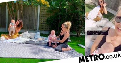 Lucy Mecklenburgh - Lydia Bright - Loretta Rose - Towie - Lucy Mecklenburgh and Lydia Bright finally introduce their babies to each other on cute ‘first date’ - metro.co.uk