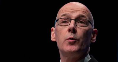 John Swinney - Scottish school pupils could be in class just one day a week for next YEAR - dailyrecord.co.uk - Scotland