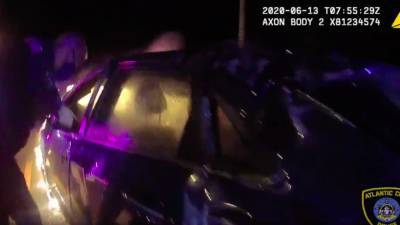 Fisherman helps police, medics rescue man from burning car in Atlantic City - fox29.com - state New Jersey - county Atlantic