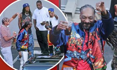 Wiz Khalifa - Snoop Dogg shoots new music video with Wiz Khalifa and Xzibit at Mel's Drive-In - dailymail.co.uk
