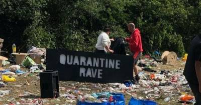 Disgusting aftermath of illegal rave includes human waste and laughing gas canisters - mirror.co.uk - county Park - city Manchester - county Oldham