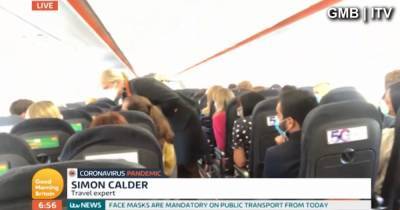 Johan Lundgren - Inside first easyJet flight since March as footage shows plane crowded with passengers - manchestereveningnews.co.uk