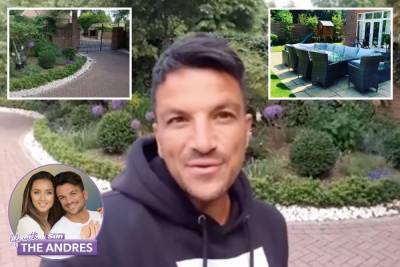 Peter Andre - Peter Andre and wife Emily show off epic garden for the first time as he tries to rip up bush with his bare hands - thesun.co.uk