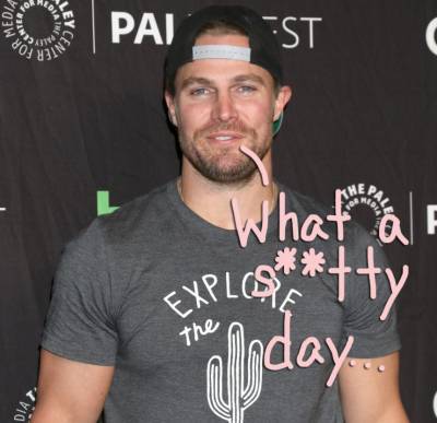 Stephen Amell - Stephen Amell Accuses Neighbor Of S**tting On His Roof! Yes, Really! - perezhilton.com