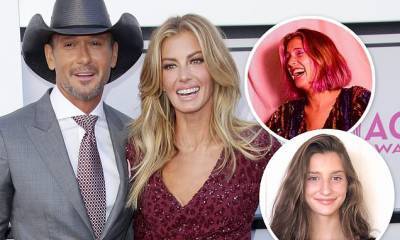 Tim Macgraw - Faith Hill and Tim McGraw celebrate their daughters' graduations: 'Our class of 2020 girls!' - dailymail.co.uk