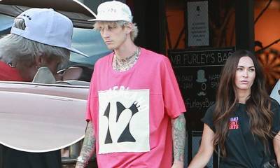 Megan Fox - Megan Fox EXCLUSIVE: Actress confirms romance with Machine Gun Kelly as they share a kiss - dailymail.co.uk - county Sherman