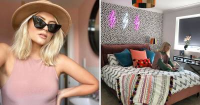 Lucy Fallon - Bethany Platt - Lucy Fallon home: Inside former Coronation Street star's eccentric house with animal print wallpaper and pink bathroom - ok.co.uk