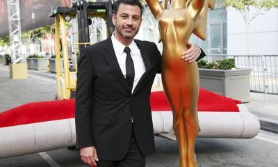 Jimmy Kimmel - Emmy Awards - Jimmy Kimmel to host Emmys in September as it will be first major awards show of COVID-19 pandemic - dailymail.co.uk