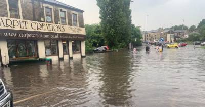 Carpet store flooded on day it fully reopened after lockdown - it's the fifth time in five years it's been underwater - manchestereveningnews.co.uk