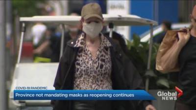 Travis Dhanraj - Ontario doesn’t plan on making masks mandatory - globalnews.ca