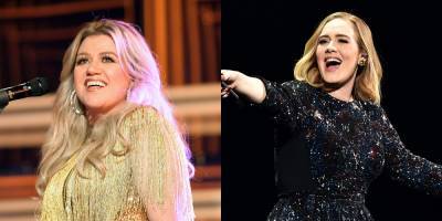 Kelly Clarkson - Kelly Clarkson Addresses the Discussion Surrounding Adele's Weight Loss - justjared.com - Britain
