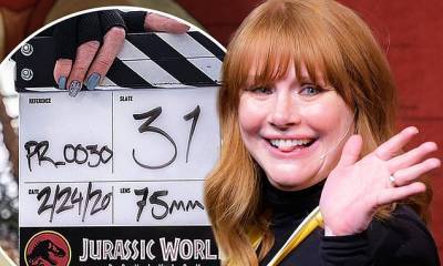 Bryce Dallas Howard is 'grateful to have a job' as Jurassic World 3 gears up to resume production - dailymail.co.uk - Britain - county Dallas - county Howard