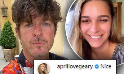 Robin Thicke - Robin Thicke shows off his unique new haircut on social media as April Love Geary responds - dailymail.co.uk