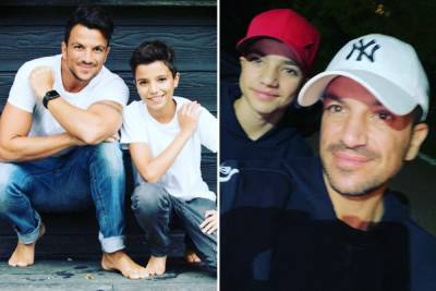 Peter Andre - Peter Andre embarrasses his son Junior on Instagram with throwback snap taken ‘before puberty’ - thesun.co.uk