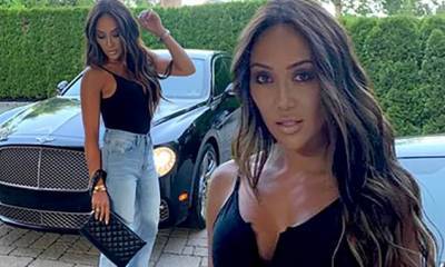 Melissa Gorga - Melissa Gorga smolders in skintight jeans from her own line Envy while 'steppin' out' - dailymail.co.uk - state New Jersey