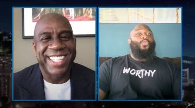 Magic Johnson Surprises ‘Murse Mike’ In Atlanta On ‘Kimmel’ - etcanada.com - city Atlanta