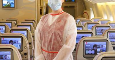 Masks and temperature checks as first post-pandemic Emirates flight lands at Manchester Airport - manchestereveningnews.co.uk - city Dubai - city Manchester