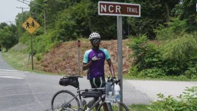 Man rides his bike for 276 miles to help people with Alzheimer's disease - fox29.com - area District Of Columbia - Philadelphia - Washington, area District Of Columbia