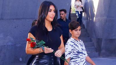 Kourtney Kardashian - Kim Kardashian - Mason Disick - Kim Kardashian Proves She’s The Best Babysitter By Letting Mason, 10, Chow Down On Junk Food — Pic - hollywoodlife.com